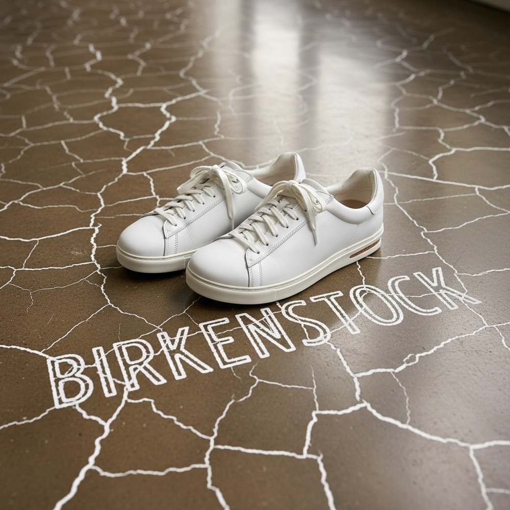 Birkenstock Bend Low White Leather Sneakers Mens 8 Womens 10 EU 41 Germany